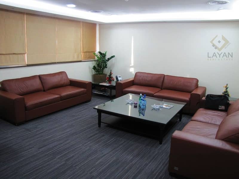 Fully fitted furnished & equipped office