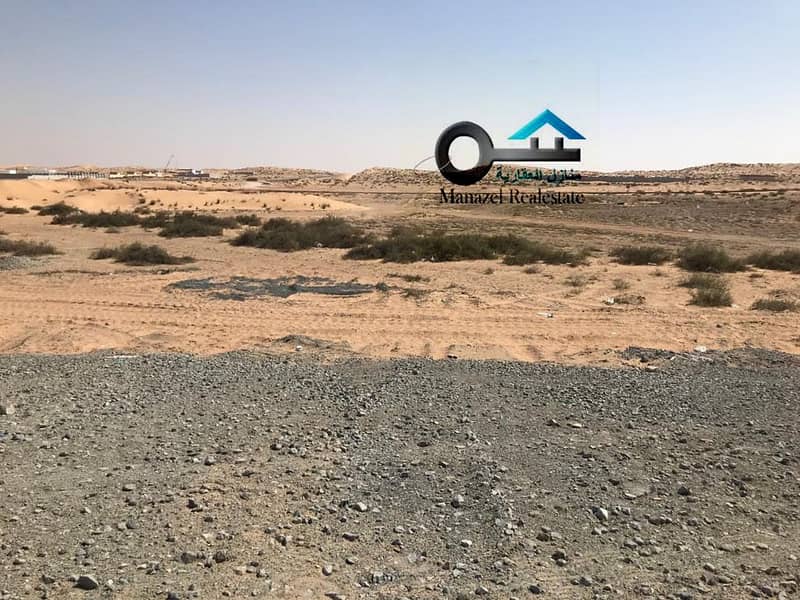 Land for sale big size  in the Sajaa industrial area in Sharjah on