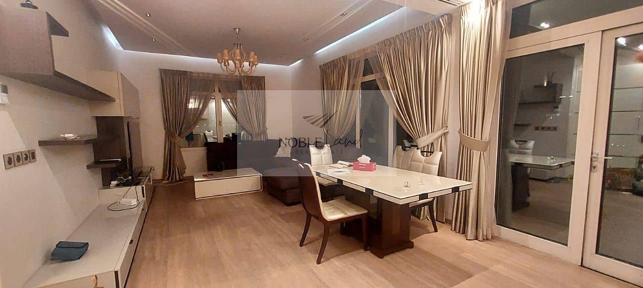 Direct beach Upgraded Furnished 3BR in Al khudrawi