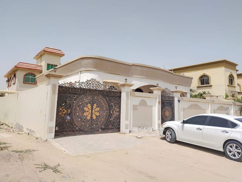 Villa for sale in Ajman, Al Mowaihat area
 Ground floor, 6400 feet
 The vil