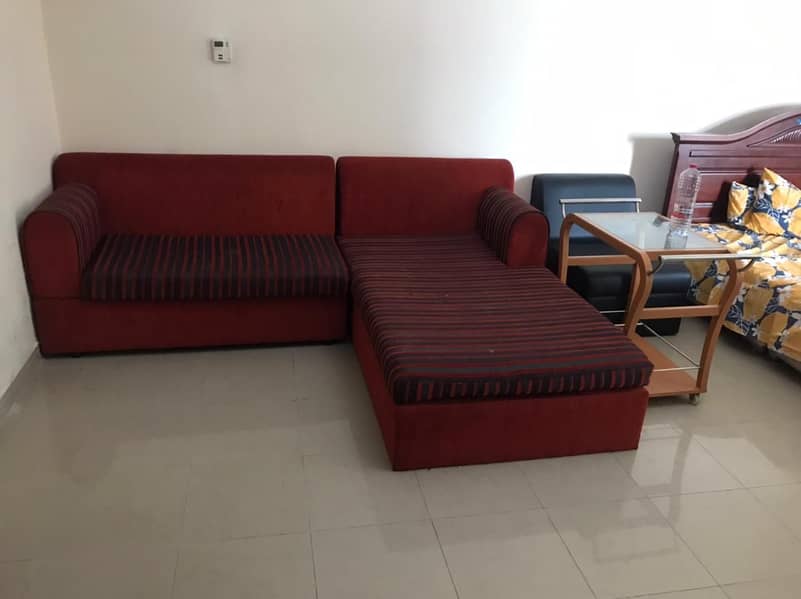 Fully furnished studio flat for rent Monthly basic