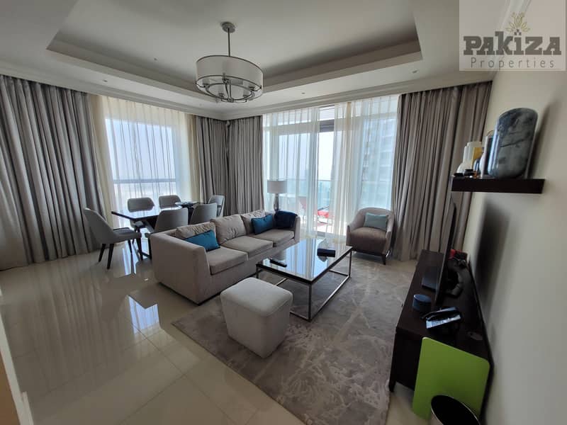 Burj Khalifa View I Fully Furnished I All Bills Included  Best 2 Beds In downtown