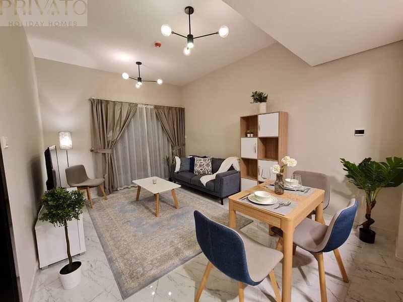 Spacious and Bright 1BR Furnished near Expo Dubai