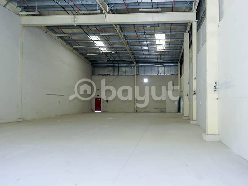 One Months Free -Limited Time -  Spacious Warehouse for rent in Sajaa 2 – on the main road – 85,000 AED