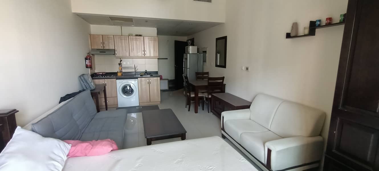 VACANT OR RENTED FULLY FURNISHED STUDIO WITH BALCONY FOR SALE