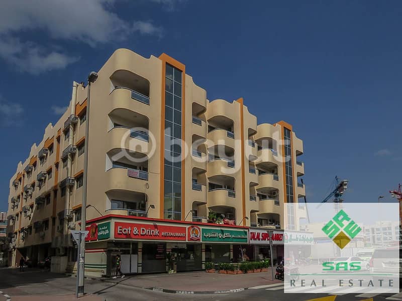 1-BHK with Balcony, Lift, closed Big Kitchen and full bath, Window A/c. Opp. Capitol Hotel, Special  AL MINA MAIN ROAD