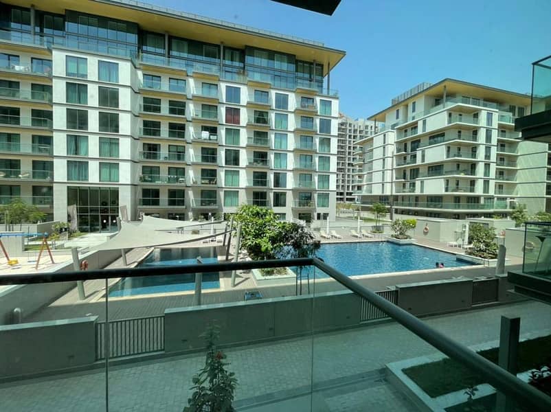 Brand new POOL VIEW Spacious 1 BHK Apartment FOR SALE