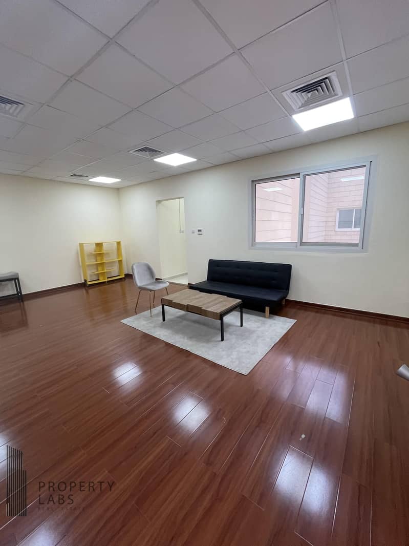 Neat and Spacious Studio Al Nahyan.   NO COMMISION