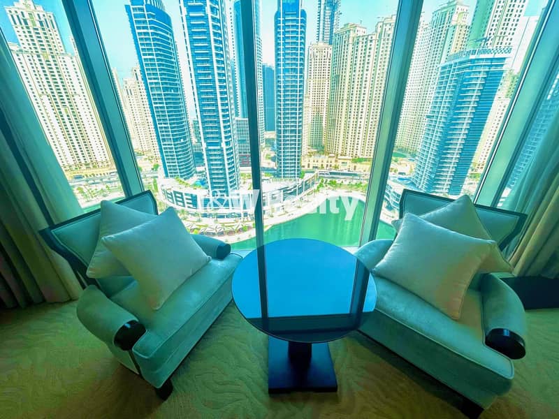 位于迪拜码头，迪拜谦恭海滨酒店（购物中心酒店） 3 卧室的公寓 3250000 AED - 5307291