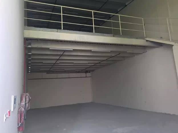 Warehouse with mezzanine for rent in al jurf ajman