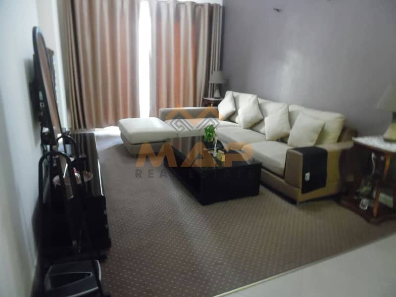 LUXURIOUS , FULLY FURNISHED SPACIOUS 1BHK WITH 2 BALCONIES , BOTH WITH MESMARIZNG  LAKE VIEW