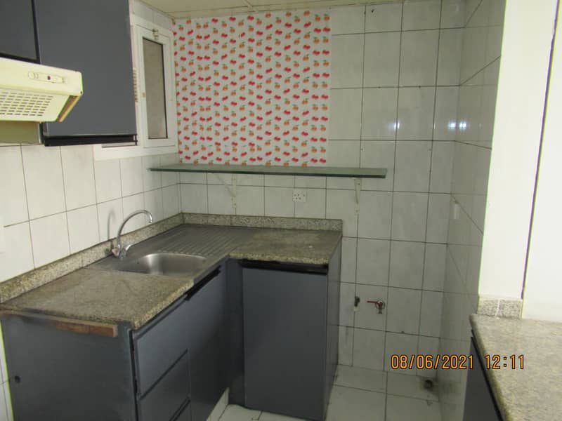 11 CENRAL AC FLAT AVAILABLE IN AL RAFFA WITH  WARDROBES . FIRST COME  FIRST PARKING