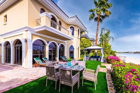 6 Bedroom Villa for Rent in Palm Jumeirah, Dubai - 6 BDR Luxury Villa in Palm Jumeirah Frond L