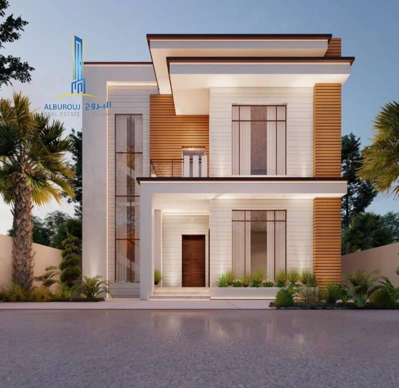 Own in Al Burouj luxury villas in Ajman Al Zahya