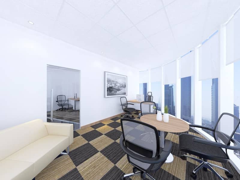 Affordable | Elegant Offices |Lake and  Burj Khalifa View