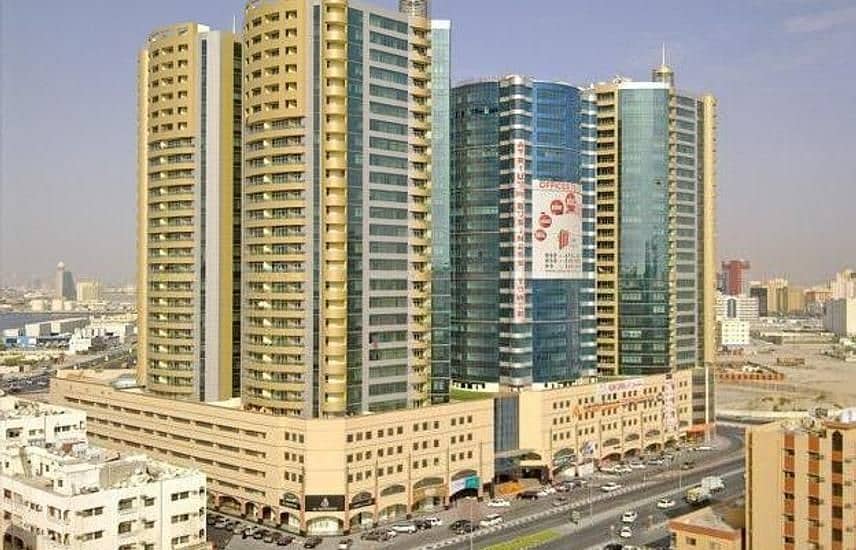 BIG APARTMENT 2 BEDROOM AND HALL IN HORIZON TOWERS AJMAN