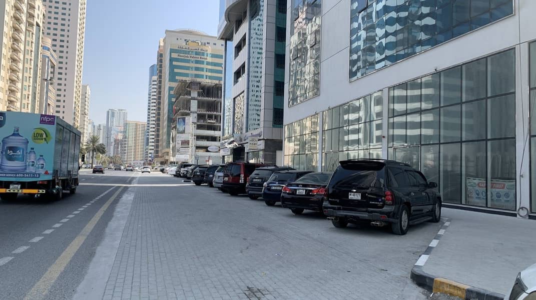 Specious Shops available for rent at Prime Location  of Main Al Taawoun Street,