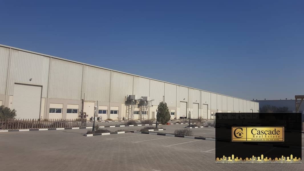 21 DIC : INDUSTRIAL WAREHOUSE ON PLOT SIZE OF 404608SQFT