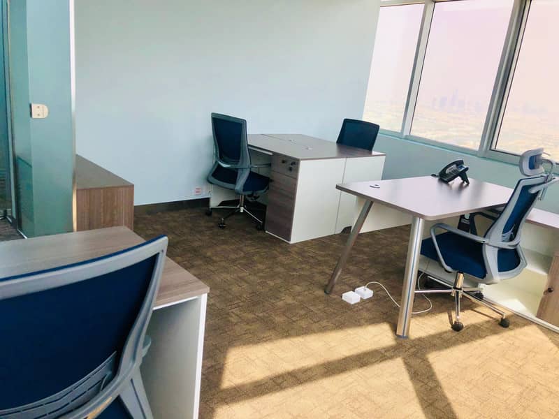 NO COMMISSION | DIRECT FROM OWNER | 1 Month Free | DMCC Approved Serviced Office | 5 Visas