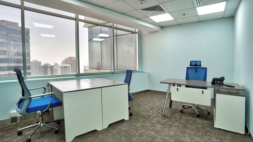 NO COMMISSION | DIRECT FROM OWNER | NO ADMIN FEE |1 Month Free | DMCC Approved Serviced Office | 4 Visas