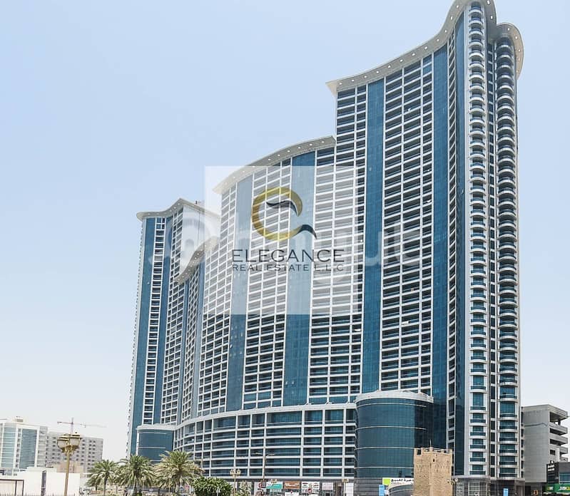 Owen your apartment immediately with a first payment of 31000 AED for the finest building in Ajman Corniche and the rest