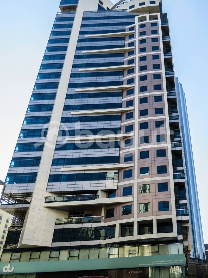 No Commission !! SPACIOUS  2 Bedroom  + Maids room  in breathtaking clean and bright building