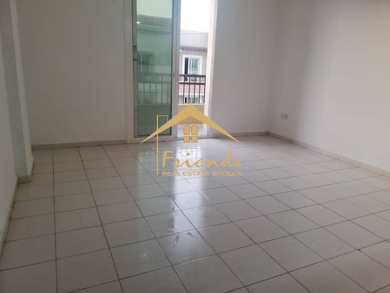 ONE BEDROOM AVAILABLE FOR RENT IN GREECE CLUSTER Aed21000/-YEARLY