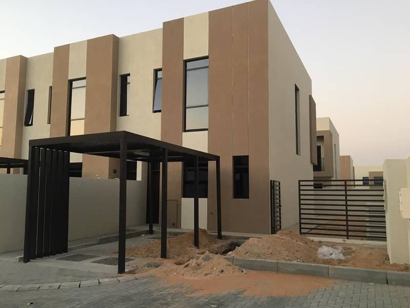 For sale a corner two-bedroom villa in Nasma Residences Sharjah