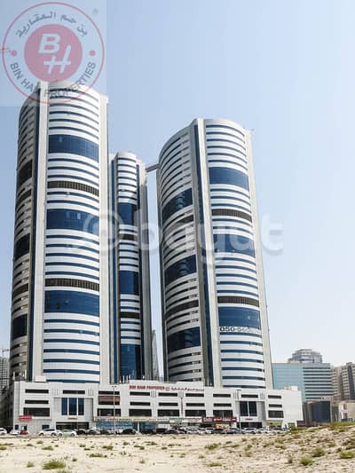 1 Bedroom Apartment for Rent in Al Taawun, Sharjah - من المالك مباشرة غرفه وصاله اطلاله سحريه