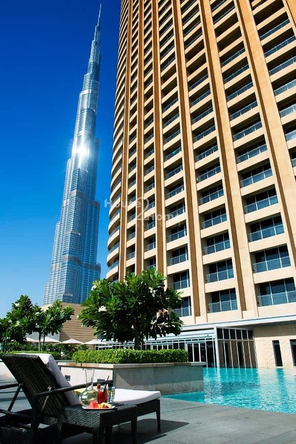位于迪拜市中心，迪拜谦恭购物中心 1 卧室的酒店式公寓 1700000 AED - 5434962
