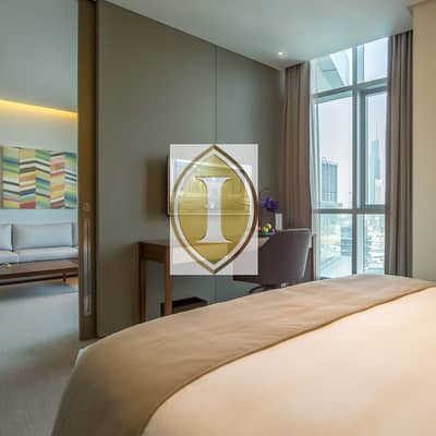 شقة فندقية 1 غرفة نوم للايجار في دبي مارينا، دبي - Marina View | Furnished | Balcony