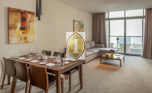 شقة فندقية 2 غرفة نوم للايجار في دبي مارينا، دبي - Marina View | 2 Balconies | Kitchenette