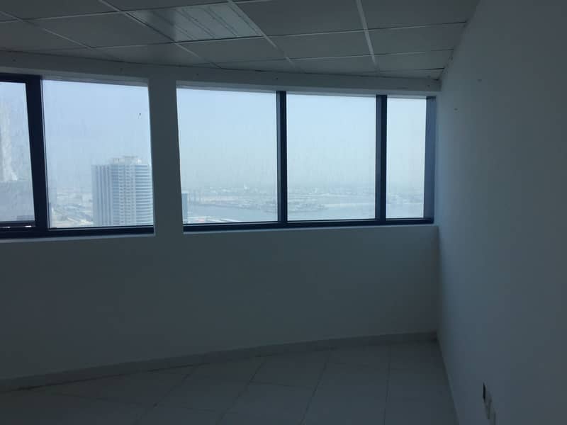 TWO MONTHS FREE WITH PARTITION  AND PARKING SEA VIEW OFFICE  FOR RENT  IN FALCON TOWERS
