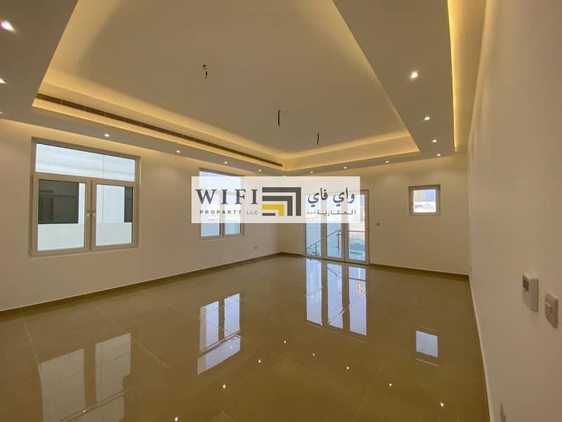 For rent a villa in Abu Dhabi ((modern design)) Camp Al Nahyan
