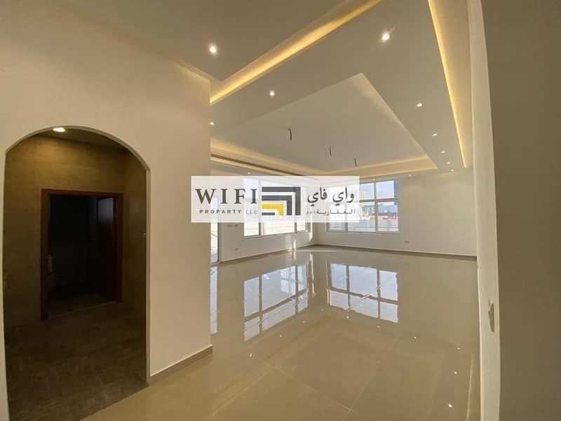 5 For rent a villa in Abu Dhabi ((modern design)) Camp Al Nahyan