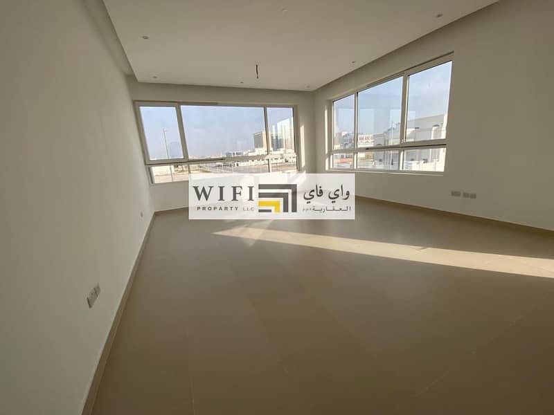 12 For rent a villa in Abu Dhabi ((modern design)) Camp Al Nahyan