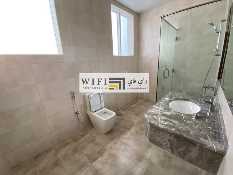 14 For rent a villa in Abu Dhabi ((modern design)) Camp Al Nahyan