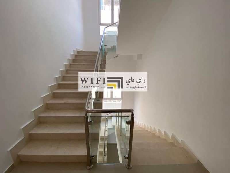 17 For rent a villa in Abu Dhabi ((modern design)) Camp Al Nahyan