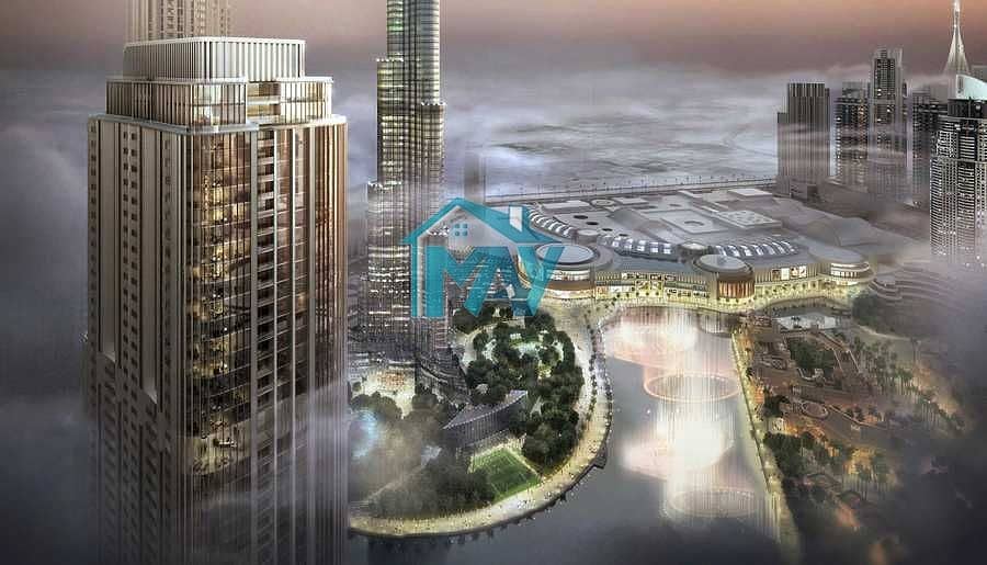 2 2BR | 50% Post Handover 3 YRS | 100% DLD Waiver Burj Khalifa View