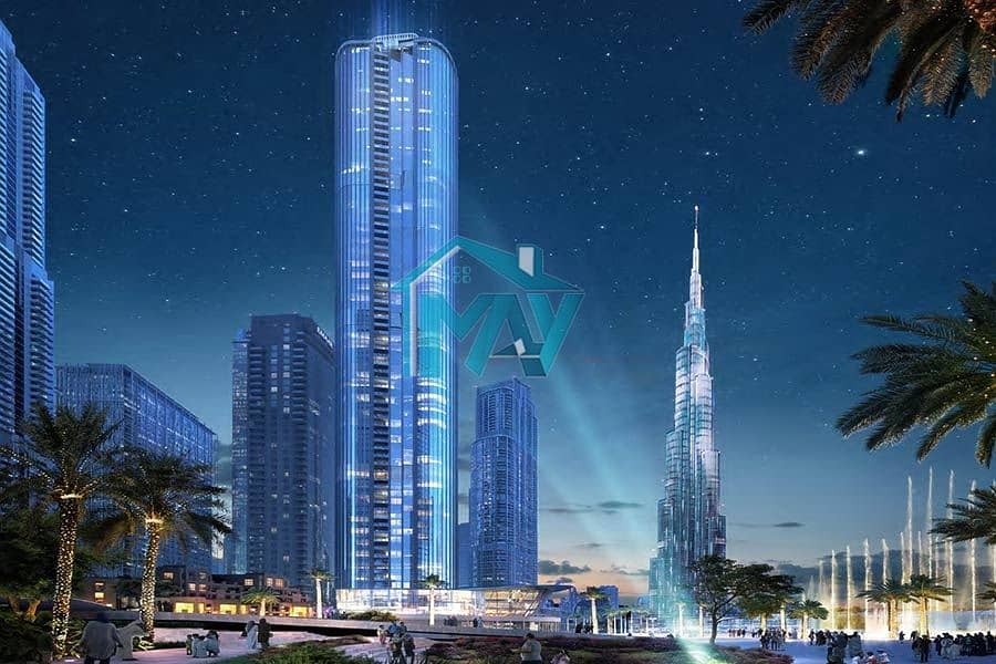 8 2BR | 50% Post Handover 3 YRS | 100% DLD Waiver Burj Khalifa View