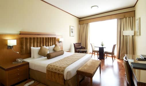 شقة فندقية 1 غرفة نوم للايجار في ديسكفري جاردنز، دبي - King Size Bed