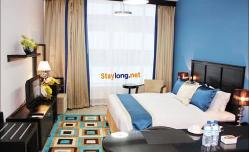 Studio for Rent in Al Nahyan, Abu Dhabi - FULLY FURNISHED DELUXE STUDIO - AL NAHYAN AREA