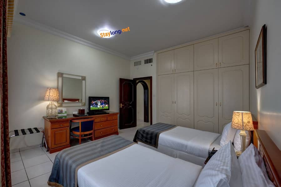 شقة غرفة و صالة | شارع الفلاح أبوظبي