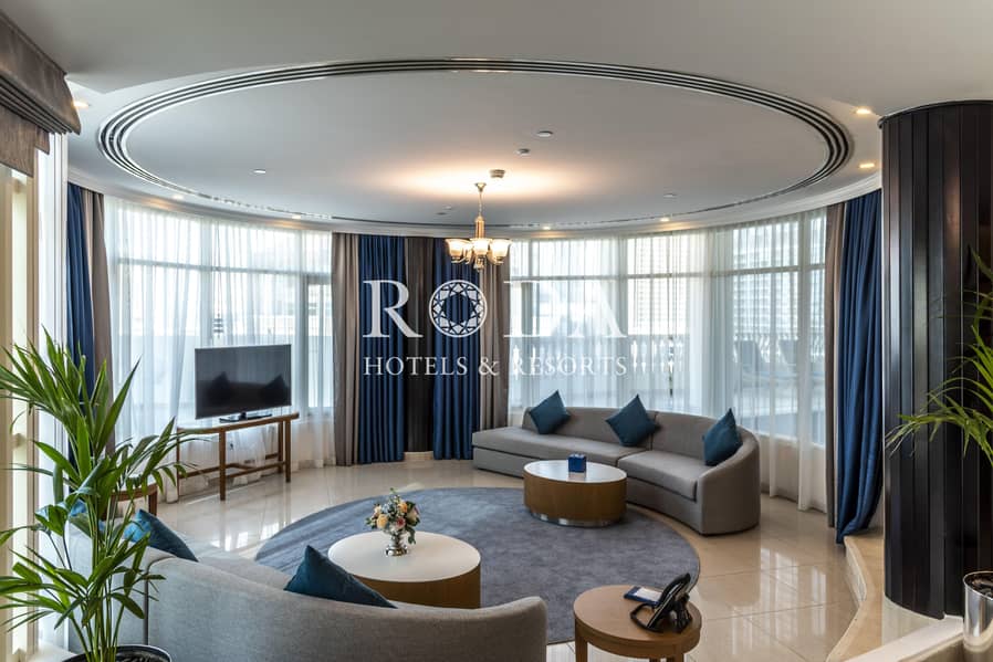 بنتهاوس في فندق روضة المروج مجمع المروج مركز دبي المالي العالمي 4 غرف 50000 درهم - 4148763