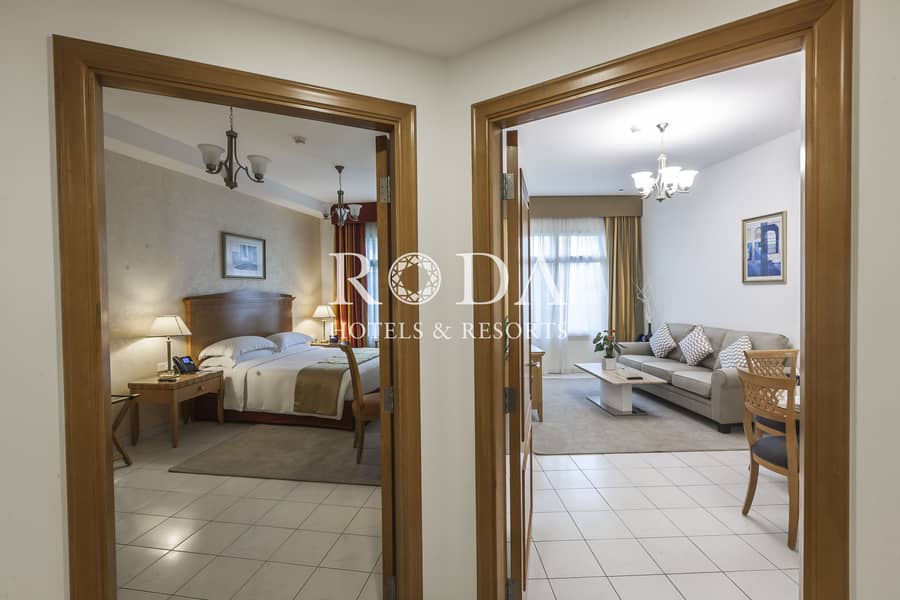 شقة فندقية في وسط مدينة دبي 1 غرفة 14500 درهم - 4146769