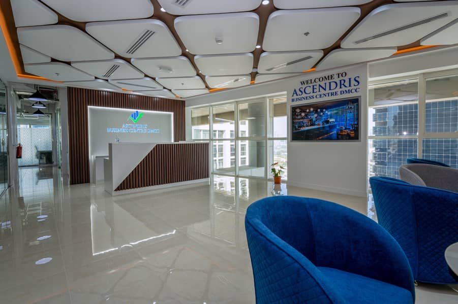Spectacular furnished offices in JLT