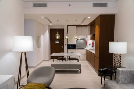 شقة فندقية 3 غرف نوم للايجار في القرهود، دبي - شقق فندق جراند ميركيور دبي - القرهود