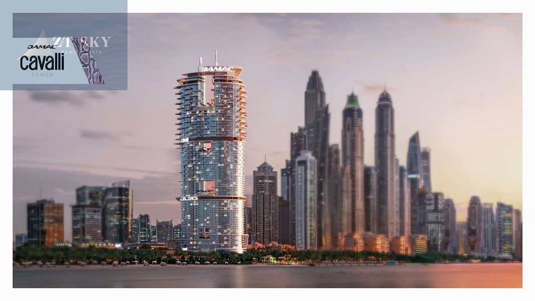 位于迪拜码头，卡瓦利大厦 1 卧室的公寓 1750000 AED - 5427456