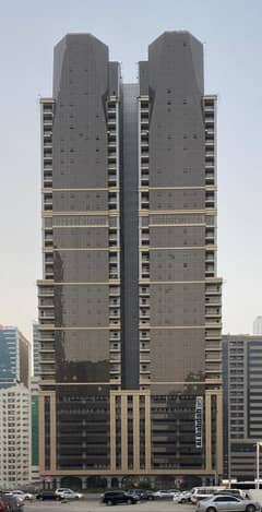 برج الشارقة 2غرفة وصالة مبني جديد -الممزر-  شارع الاتحاد