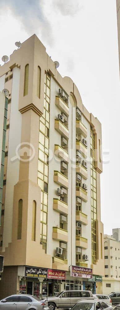 Studio for Rent in Al Ghuwair, Sharjah - BUILDING FRONT SIDE VIEW